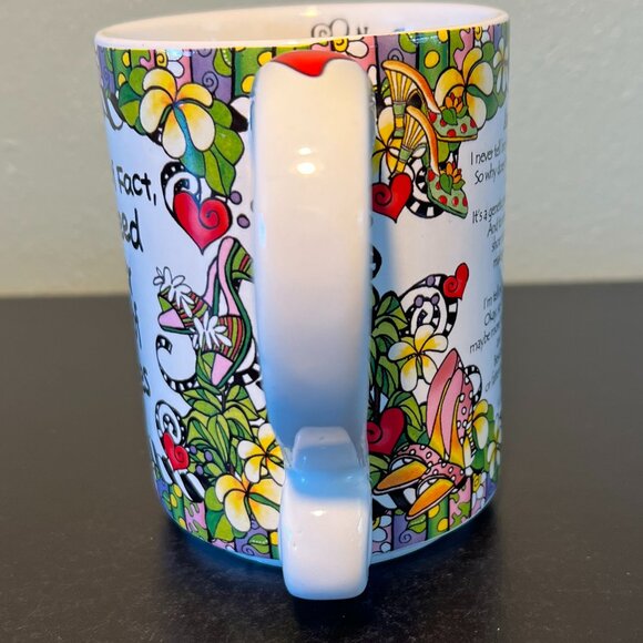 Suzy Toronto I DO NEED ANOTHER PAIR OF SHOES Artwork & Poetry Porcelain Mug - Picture 5 of 15